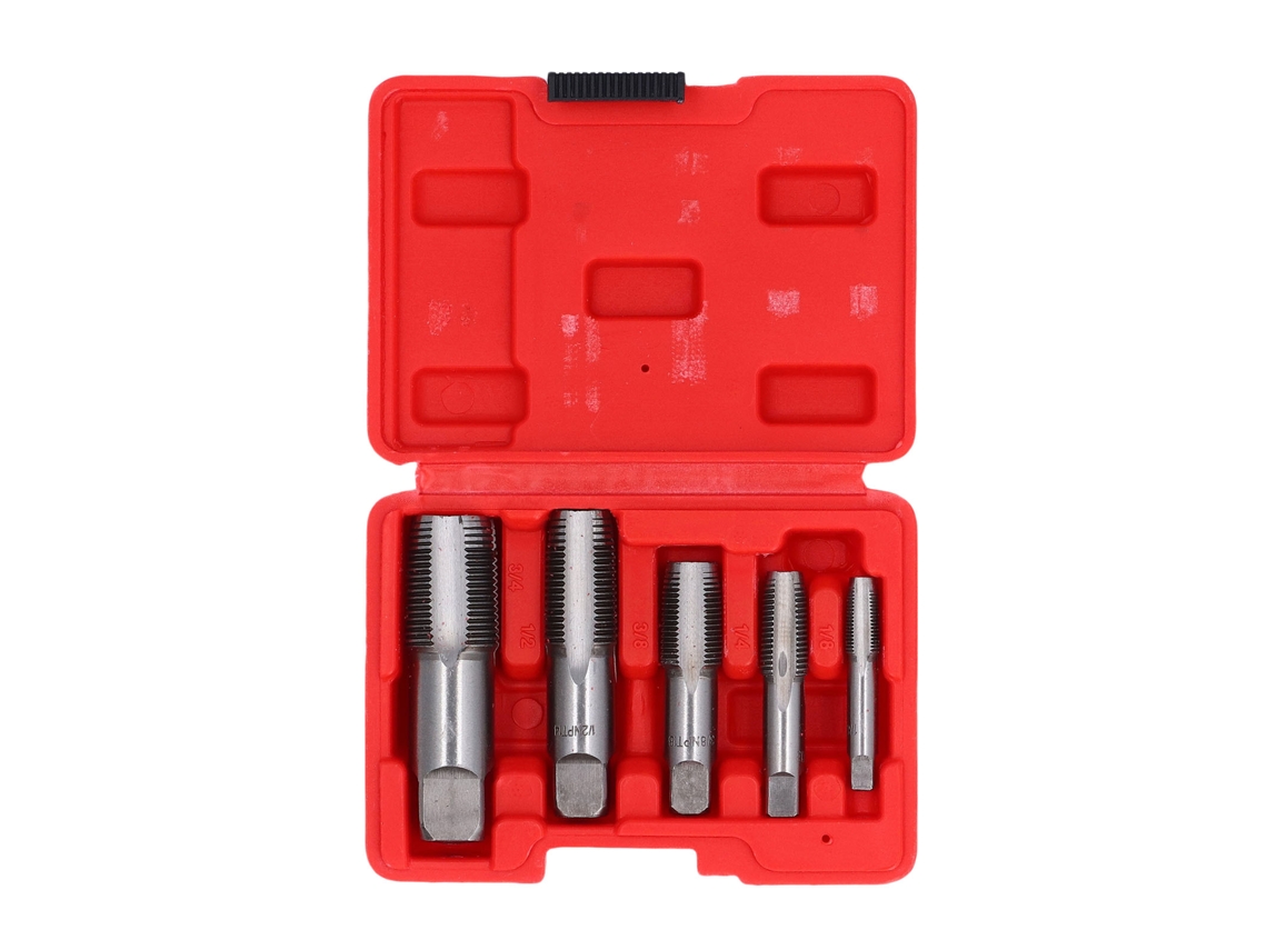 Laxiscreed: Kit De 5 Peças De Machos E Matrizes Para Tubos Npt, Ideal Para Reparos De Precisão