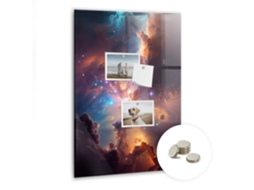 Quadro Magnético De Parede Espaço Galáctico Para O Escritório Espelharte (40x60 Cm)
