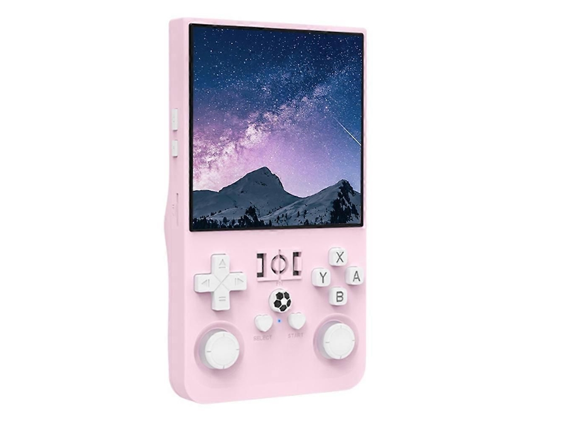 Console de Jogos Retrô R36max, 128 Gb, Tela Ips de 4 Polegadas, Rosa. GOKOCO