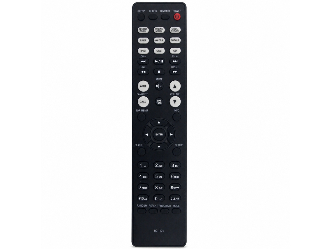 Comando À Distância De Substituição Rc-1174 Compatível Com Amplificador/recetor Av Denon_dae