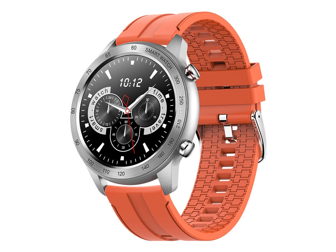 Smartwatch YIZHOOD Te693 Monitor de Frequência Cardíaca Ip68 À Prova de Água Laranja