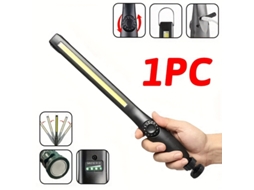 Lanterna Portátil Recarregável Usb Cob, Luz de Trabalho com Design em Gancho, Base Magnética, Emergência Mãos livres STELASPLEN
