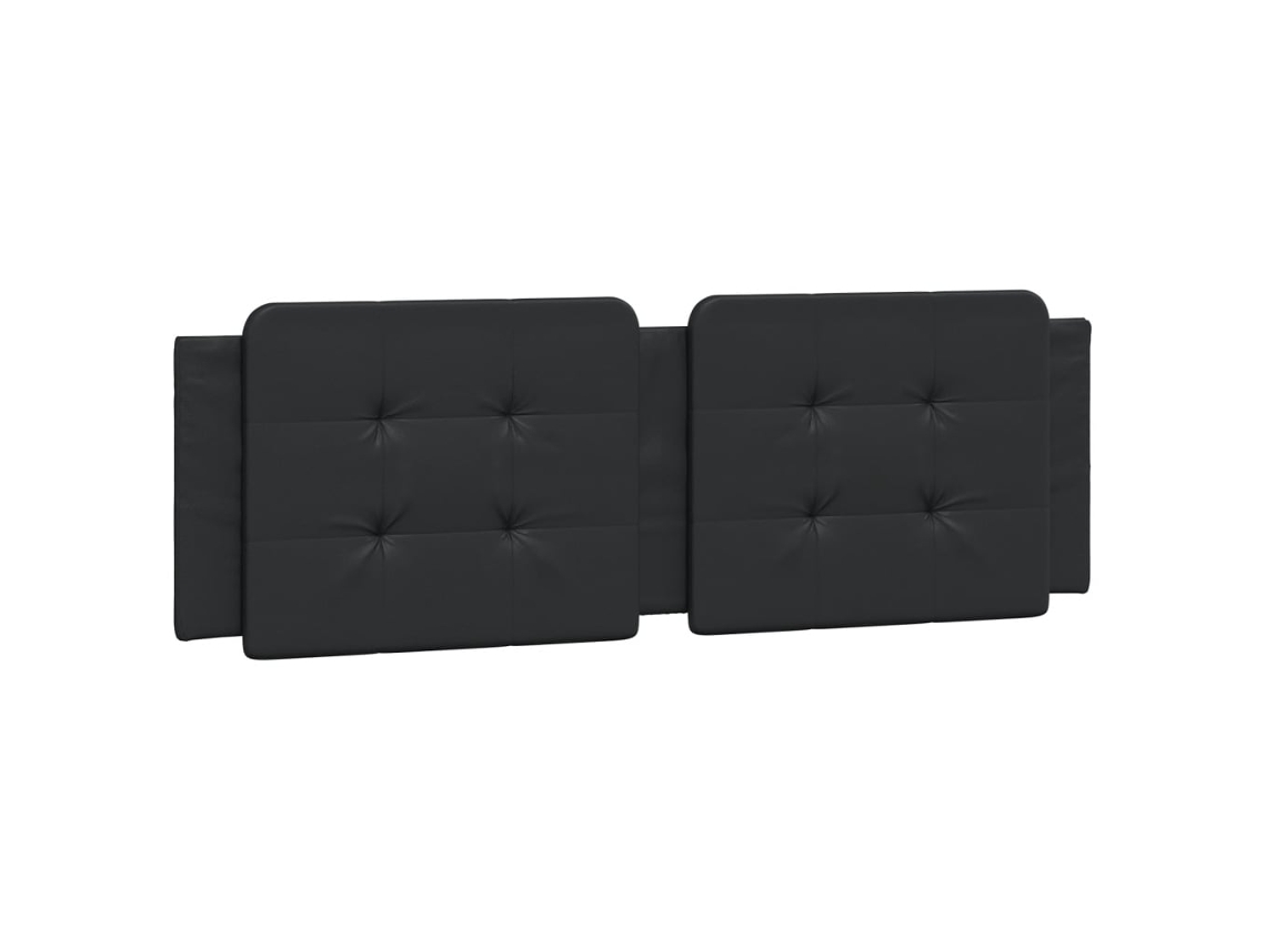 Almofada Zadar Couro Artificial Preto 160 cm MAISON EXCLUSIVE