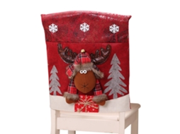 Capa de Cadeiras Santa Claus em couro sintético 3D LAXISCREED