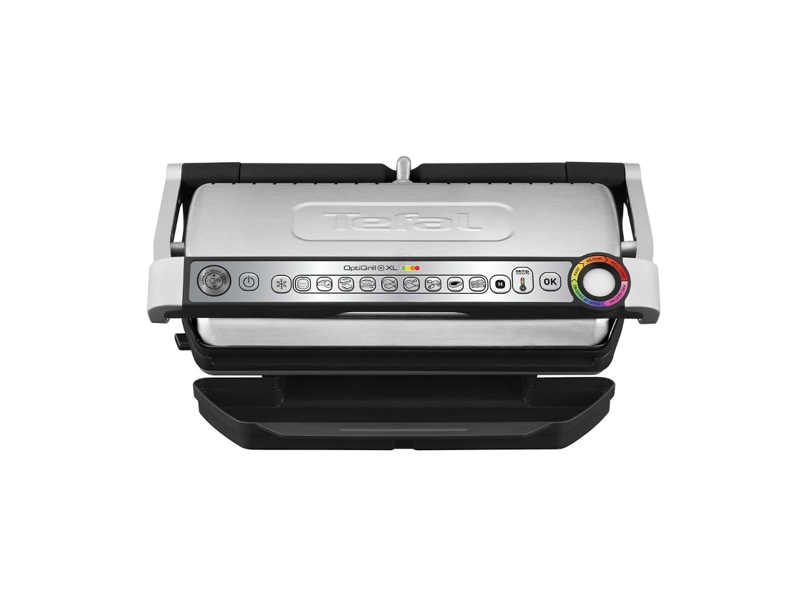 Barbecue Elétrico TEFAL Grill Gc722D34 Optigrill Xl Inox Preto Preto/Prateado 2000 W