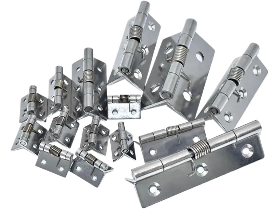 1 Dobradiça De Mola Industrial Aço Inoxidável Com Fechamento Automático Para Portas 1-5 Polegadas