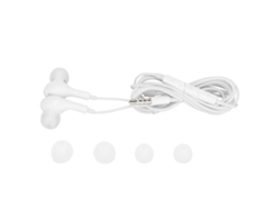Fone De Ouvido Intra-auricular Com Fio E Redução De Ruído Para Android Branco Buraco Redondo