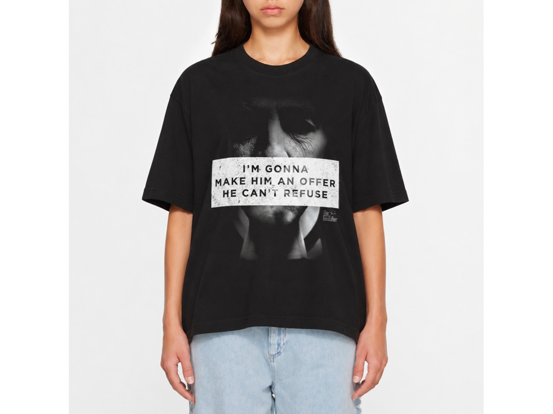 Rockinstone Godfather Make Him An Offer Black Adult T-shirt Size:m
