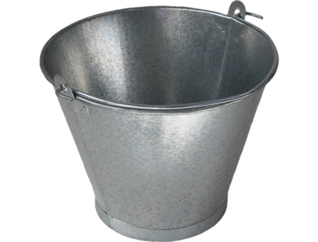 Cubo cónico galvanizado - 35 cm