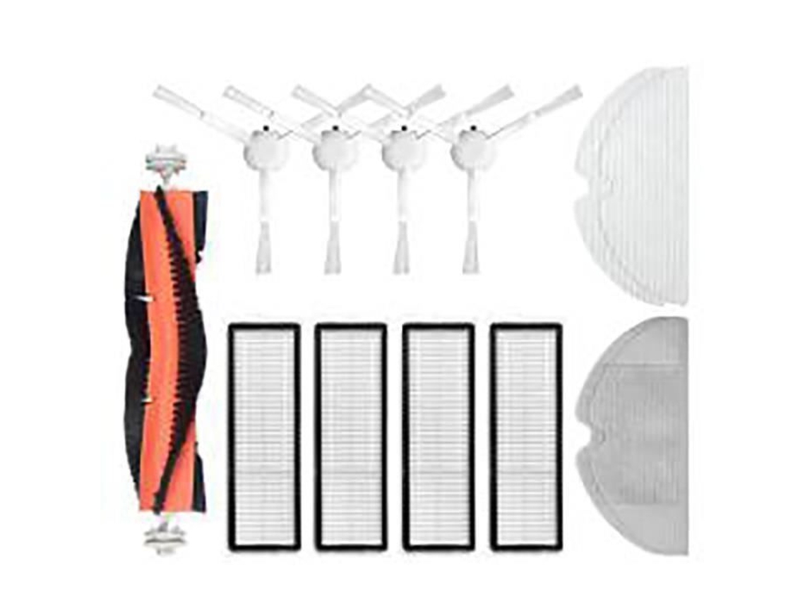 Pacote Com 11 Acessórios De Limpeza Para Aspirador De Pó Robô Xiaomi Dreame F9 Rolo De Vassoura, Escova Lateral, Filtro Hepa Brilvibera
