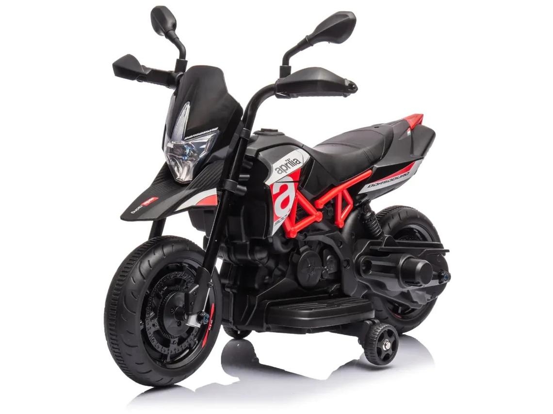 Moto Eletrico Infantil - Aprilia Dorsoduro 900 - 6v - 1 A 3 Anos - Vermelho