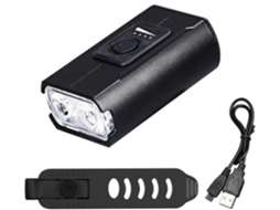 Luz De Bicicleta Recarregável Via Usb, Super Brilhante, Com 600