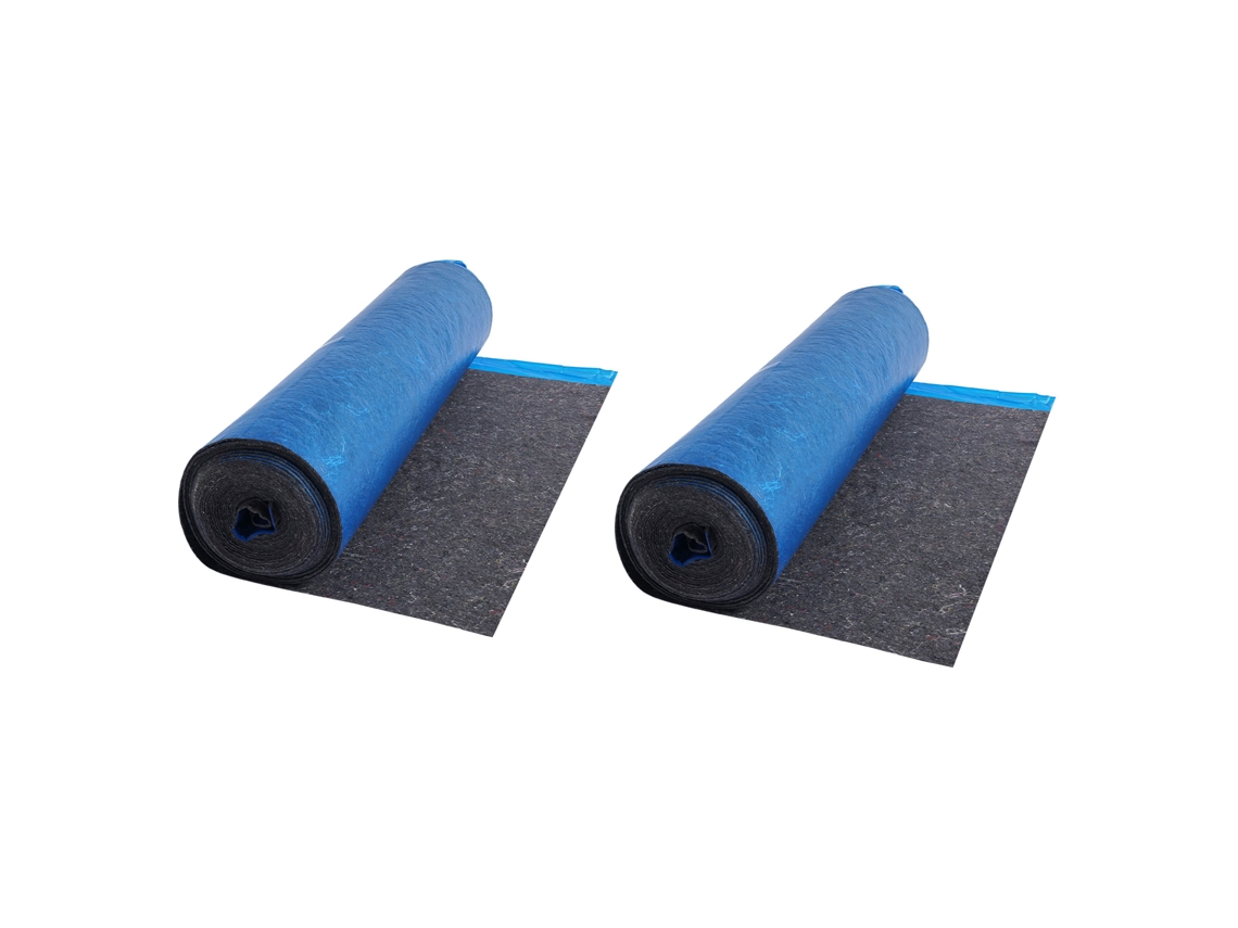 Base Para Piso De 37,2 M², Enchimento 3 Mm Laminado Com Barreira Vapor, Filme Fibra E Pe Alta Resistência, Insonorizante Antirruído Pisos Vinil