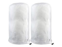 Cobertura de Proteção Contra Geada para Plantas Inverno Quente Respirável com Zíper e Cordão 140x200cm 2pcs