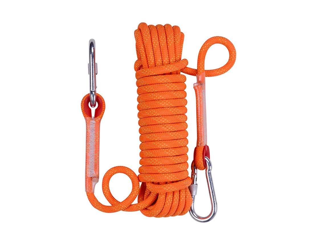 Corda de Escalada Estática 10 Mm para Uso Externo, Fuga, Equipamento em Gelo, Resgate e Segurança Contra Incêndio 20 M AQUAFORGE