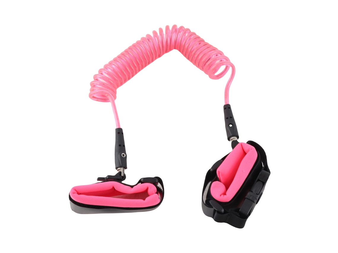 Primerox coleira de Pulso Anti Perda para Bebê 2.5m com Trava de Chave Segura Rosa
