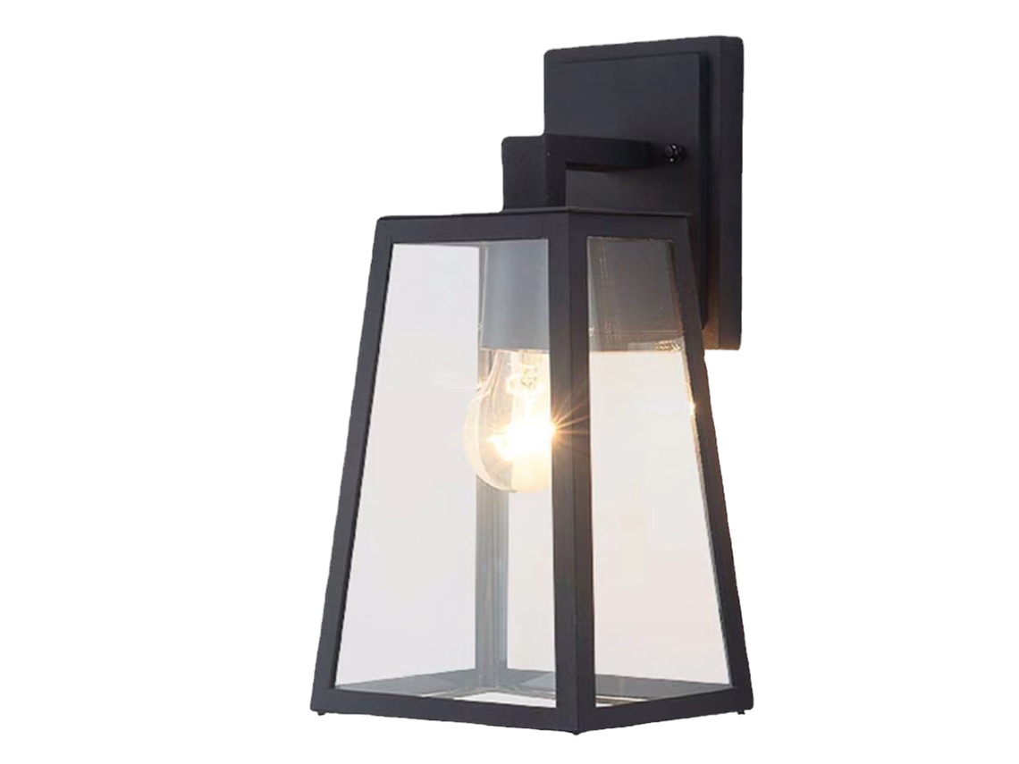 Lâmpada de parede industrial retrô, ferro, com bulbo LED 220V, para varanda e entrada