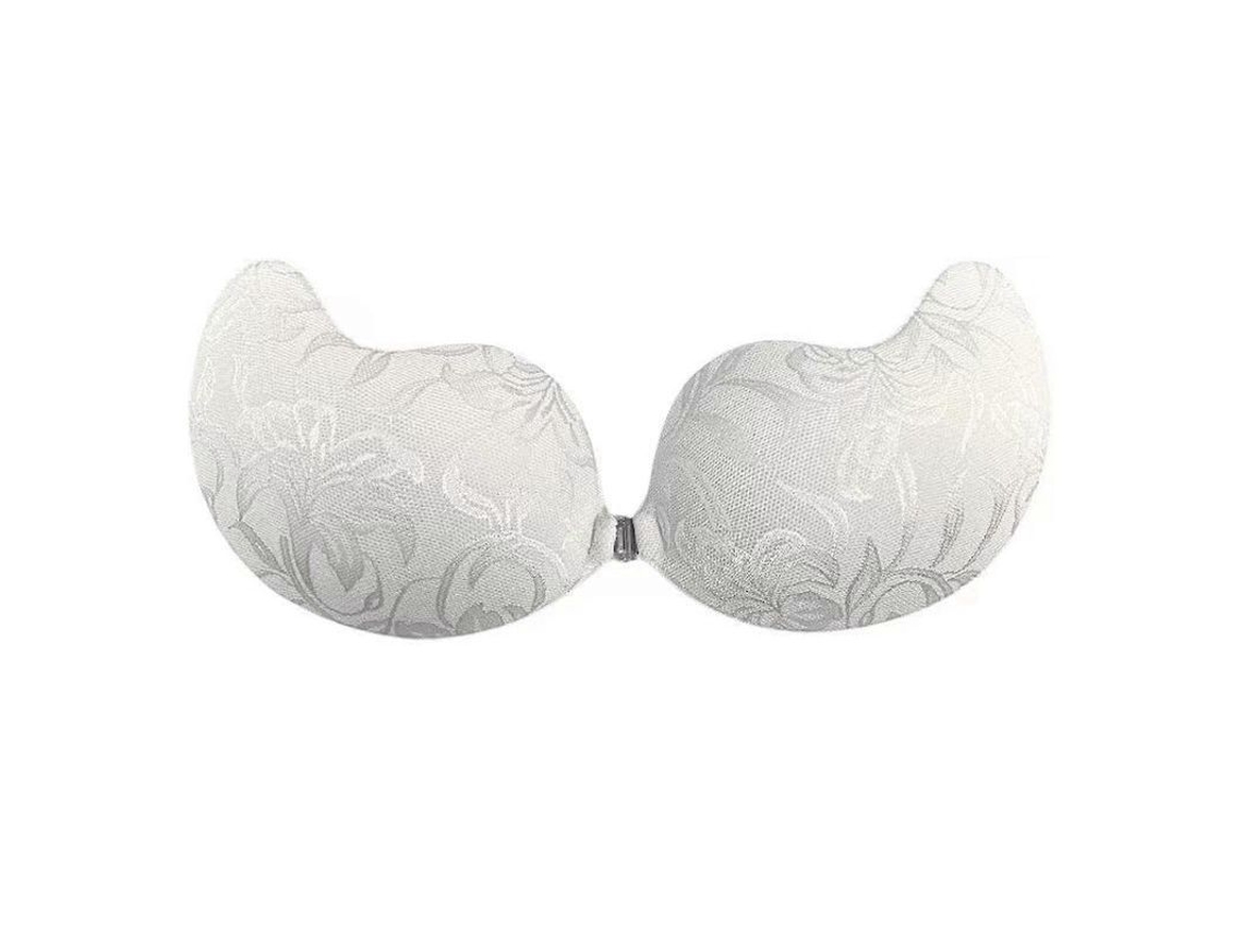 Sujetador Adhesivo Silicona para Vestidos Sin Espalda Push Up Reutilizável Tono de Piel | S/MARCA