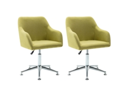 Dining Chair, Dining Chairs Vidaxl Verde Tecido (n/a)