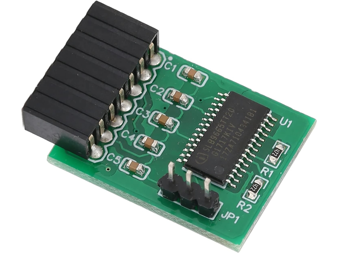 Módulo Tpm 2.0, Placa De 14 Lpc Para Windows 7 E 10, B550, B450 E B460