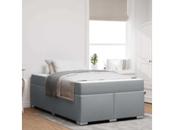 Vidaxl Estrutura Da Cama Cinzento-claro 120 X 190 Cm Tecido