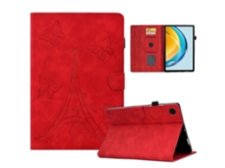 Para Huawei Matepad Se 10.4 2022 Torre De Couro Em Relevo Tablet Case