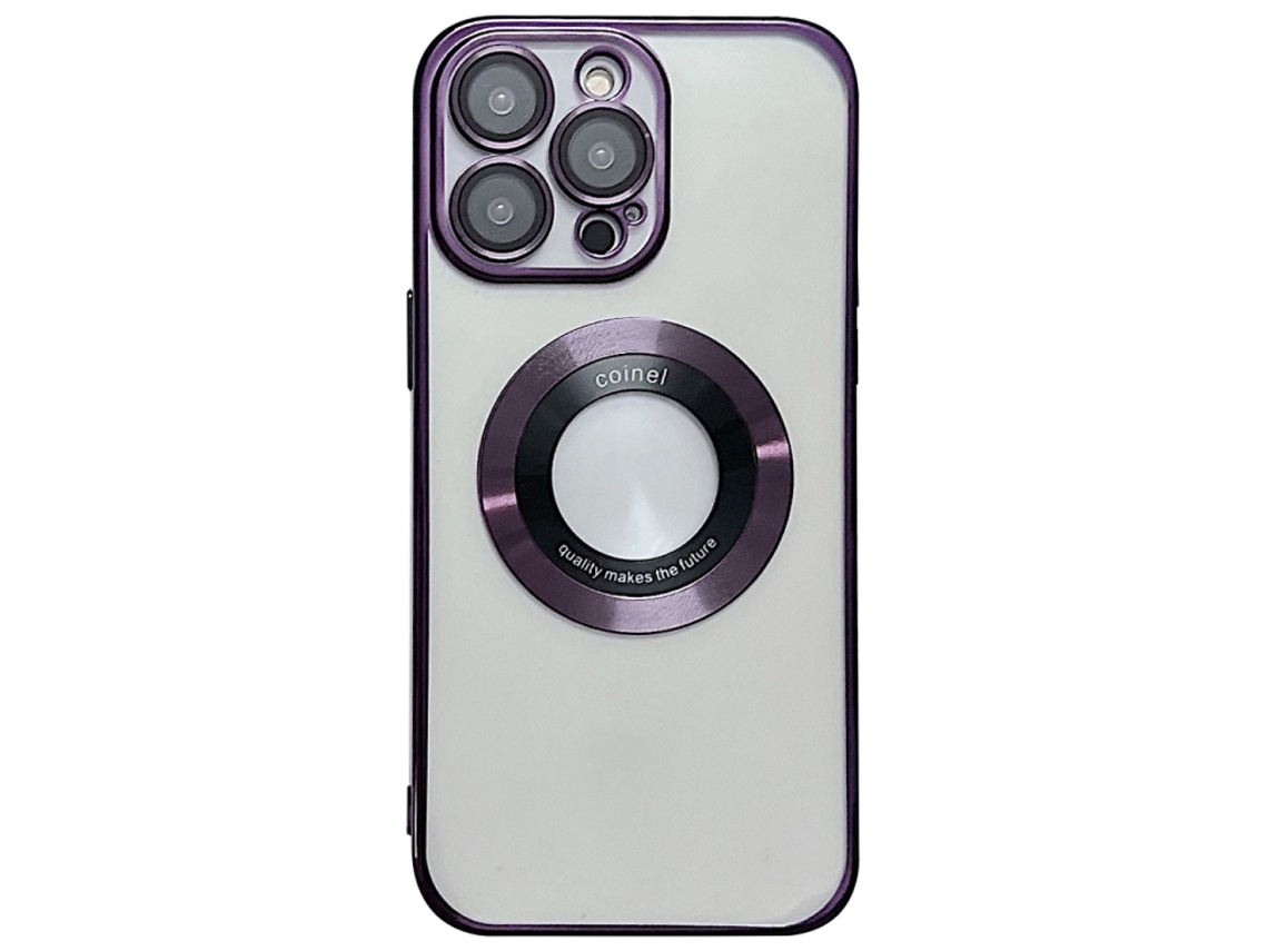 Capa De Tpu Para Iphone 12 Pro Max - Revestimento Eletroplástico - Magsafe
