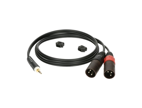 Klotz Ais Gmbh Ay9-0300 Cabo de Áudio 3 M 3.5Mm 2 X Xlr 3-Pin Preto