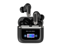 Fones De Ouvido Sem Fio Bluetooth Com Tela Sensível Ao Toque Colorida Anc E Lcd Com Cancelamento De Ruído Ativo Ly Ebike