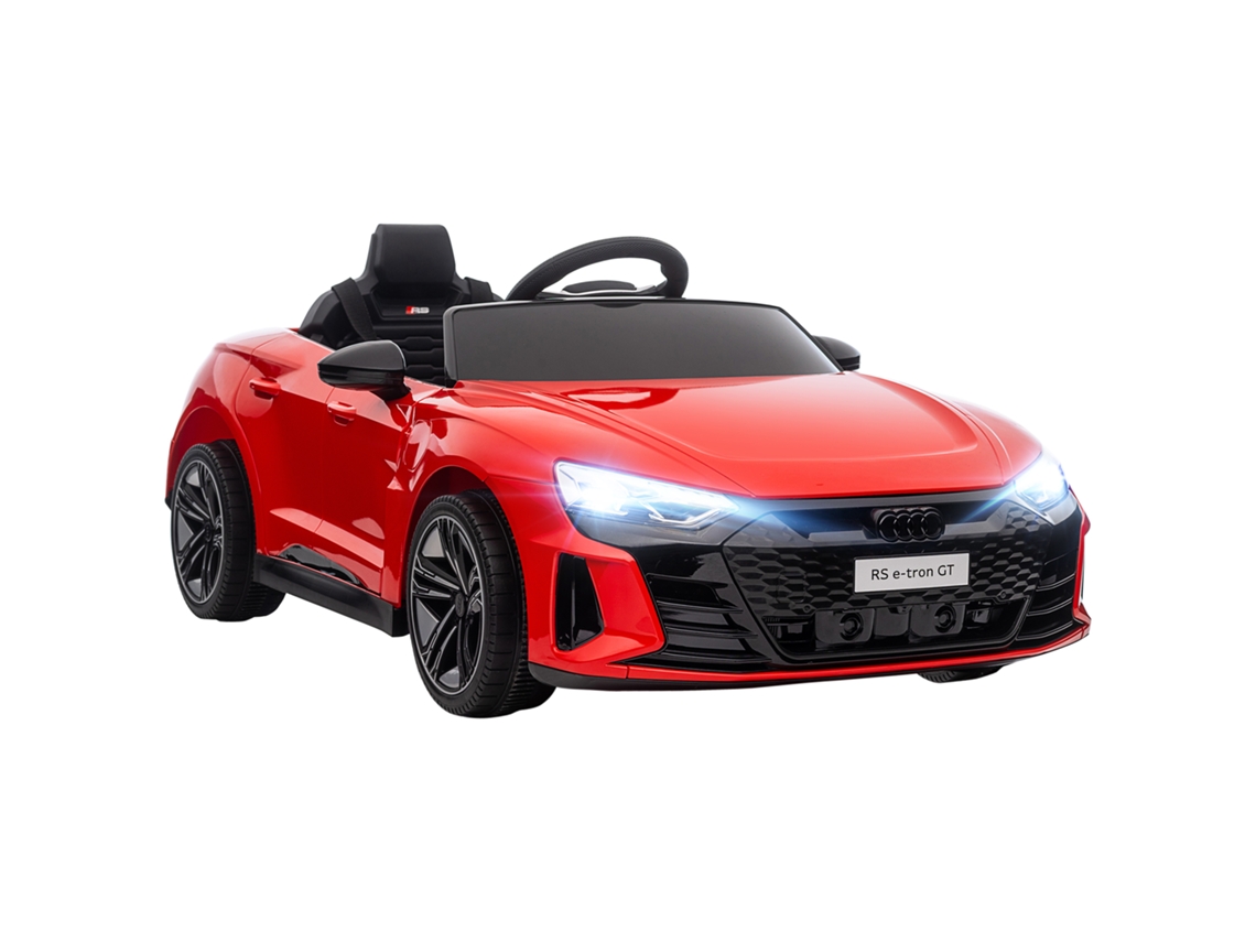 Carro Elétrico Infantil Audi Rs E tron Gt 12v 2 Motores Controlo Remoto Vermelho