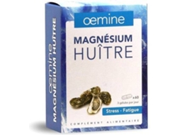 Suplemento Alimentar OEMINE Magnésio-Ostra: Magnésio Marinho Vitamina B Ostra (60 cápsulas)