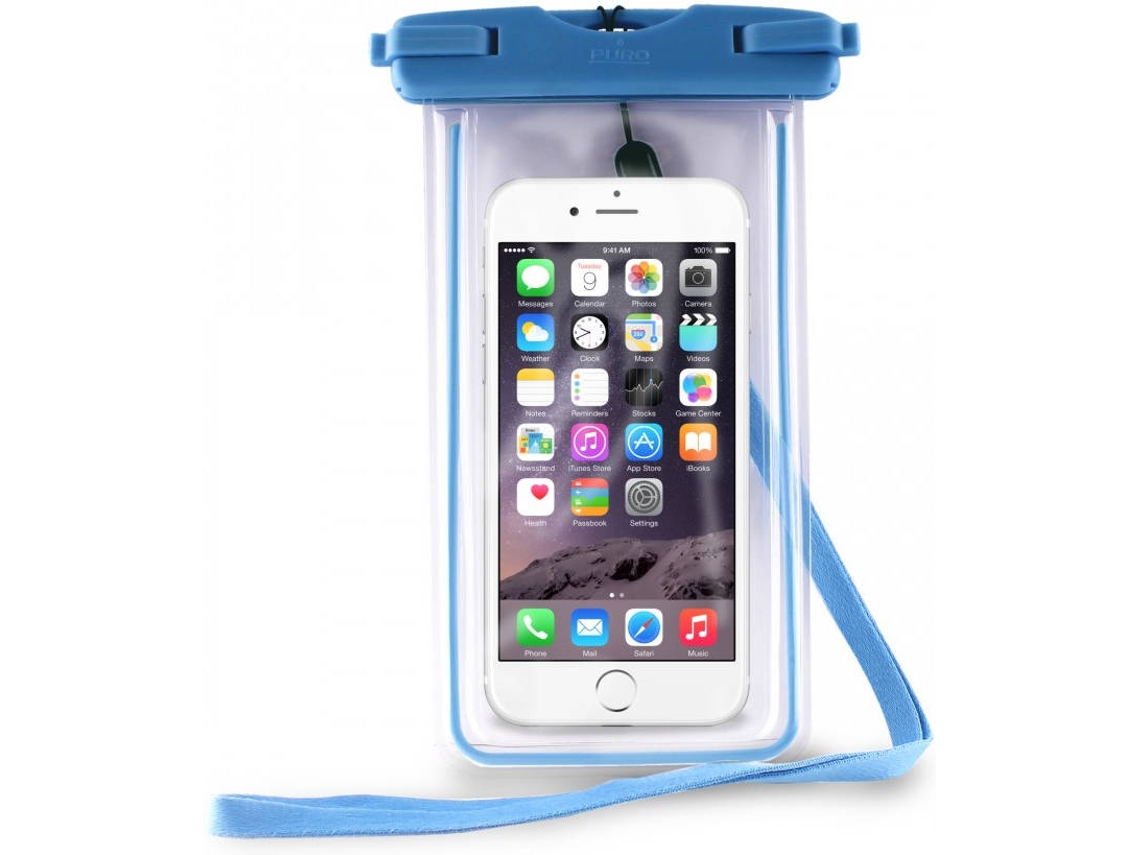 Capa Universal PURO Waterproof Azul