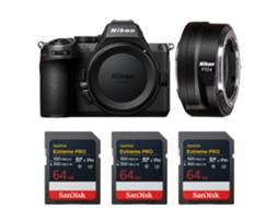 Z5 Ii + Ftz Ii + 3 Sandisk 64gb Extreme Pro Uhs ii Sdxc + Ebook “20 Dicas para Fotos Que Impressionam” NIKON