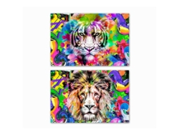 Tela DKD HOME DECOR (Tecido - Multicor)