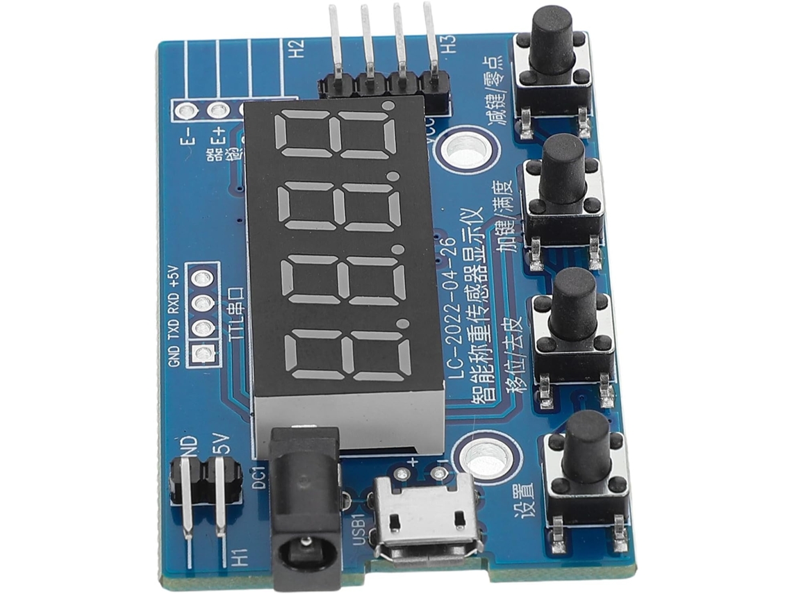 Célula de Carga Digital com Display, Sensor de Peso, Alta Precisão