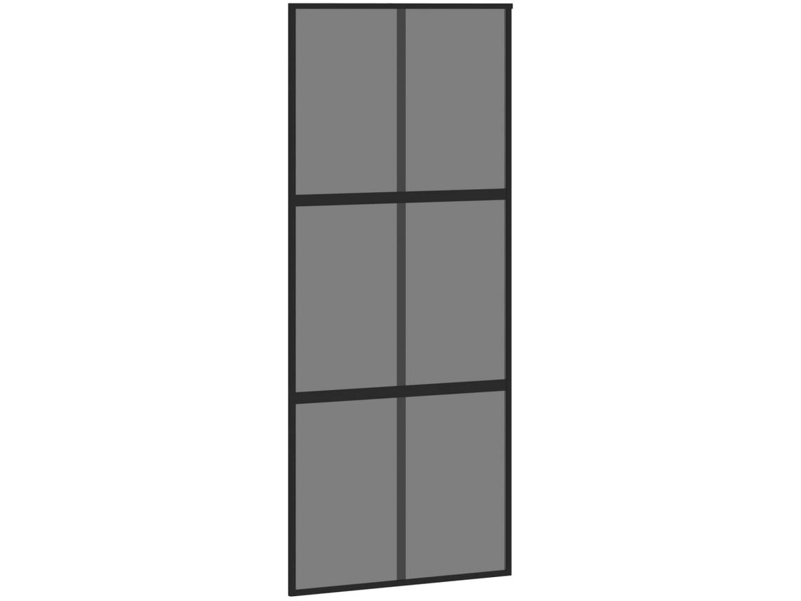 Sliding Door, Sliding Doors Vidaxl Preto Vidro (90 X 205 Cm)