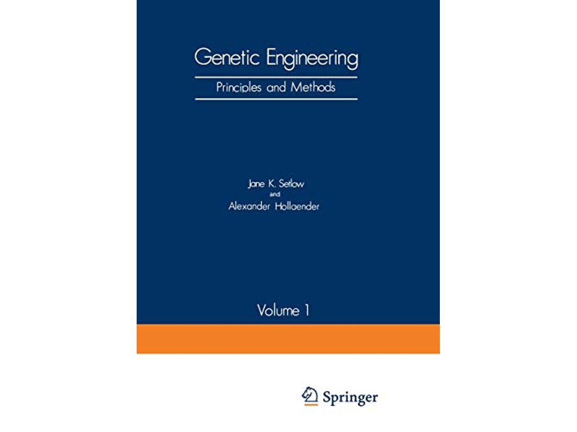 Livro Genetic Engineering Principles and Methods Volume 1 de Jane K Setlow Alexander Hollaender (Inglês)