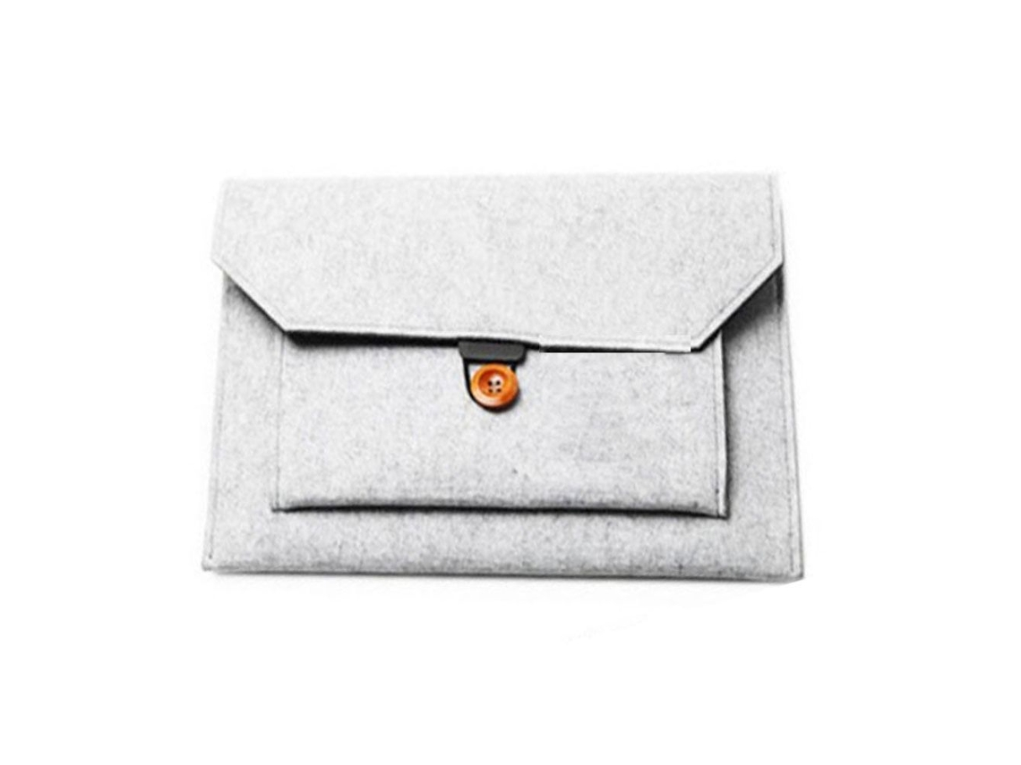 Capa Para Laptop Cinza Claro 36,5x24,5cm Cinza Claro Aquaforge