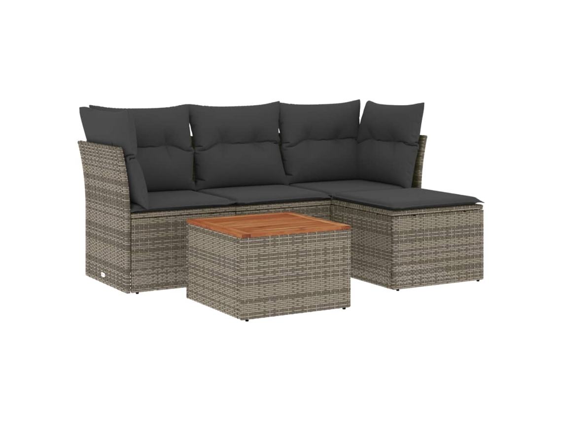 Garden Sofa Set, Garden Sofa Sets Vidaxl Cinzeto Rattan / Vime (n/a)