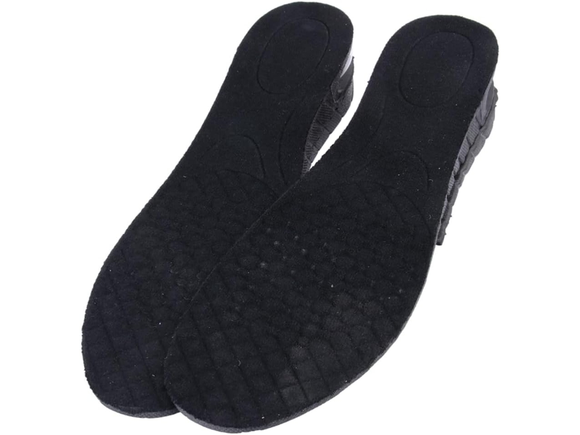 Palmilhas Para Aumentar A Altura, Almofadas De Elevação Para Sapatos, Pretas