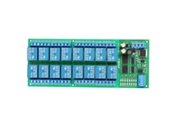 Módulo Relé Rs485 De 16 Canais Placa Pcb Rtu 12v Componentes Controle Industrial Para Extensão Plc