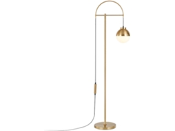 Luminária de Chão Dourada para Sala de Estar e Quarto, Estilo Pós moderno, com Soquete E27. SFUSHOS