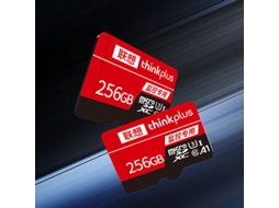 Cartão de memória TF Lenovo Thinkplus Classe 10 de alta velocidade, 256 GB/128 GB/64 GB, 100 MB/s