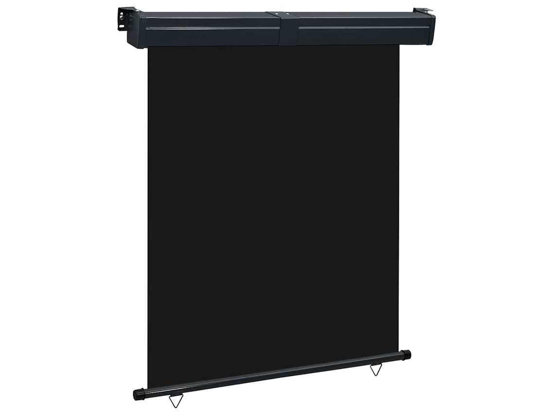 Toldo Lateral Para Sacada 145x250 Cm Preto Dkd Home Decor