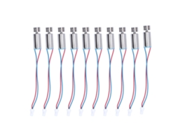 10 Motores De Vibração 1.5v-3v 6x12mm De Alta Precisão Eficiente Mini Sem Núcleo Para Gamepad