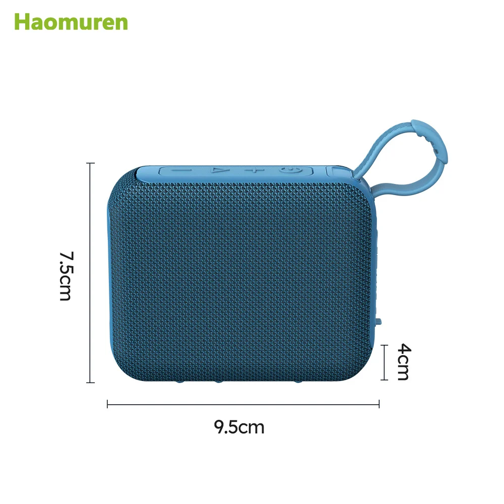 Mini Alto falante Bluetooth Impermeável, Portátil, Suporte Usb, Cartão Tf, Tws, Presente de Férias MDUG (azul)