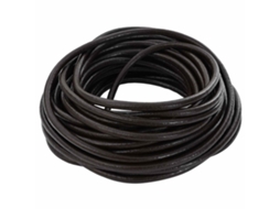 Vidaxl Corda De Couro 1 Marrom Escuro Ø4 Mm X 5 M Couro