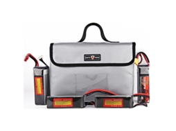 Bolsa de Armazenamento Multifuncional À Prova de Explosão para Carregador de Bateria Rc Lipo, 26x18x13cm MDUG