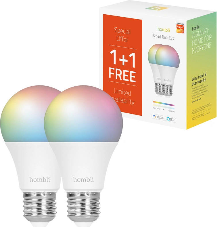LÂMP.INTEL.HOMBLI 9W RGB+CCT PACK PROMO