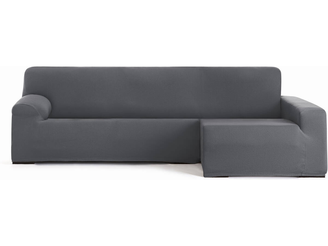 Capa de Chaise Longue Direita EYSA Premium Bronx Tecido Multielástico (310 x 170 x 110 cm - Poliéster - Gris Oscuro)